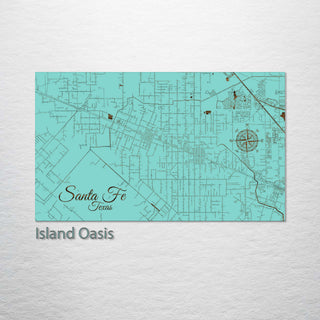 Santa Fe, Texas Street Map