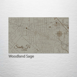 Santa Fe, Texas Street Map