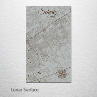Schertz, Texas Street Map