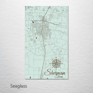 Sherman, Texas Street Map