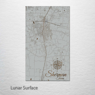 Sherman, Texas Street Map