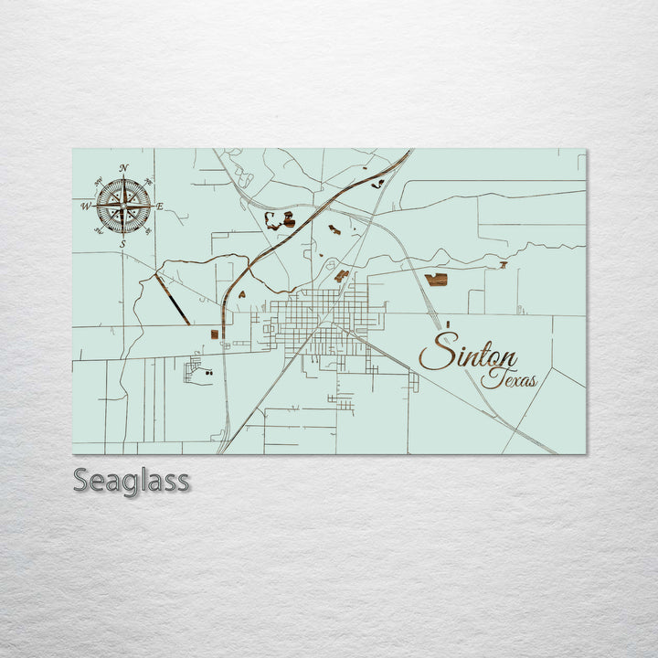 Sinton, Texas Street Map