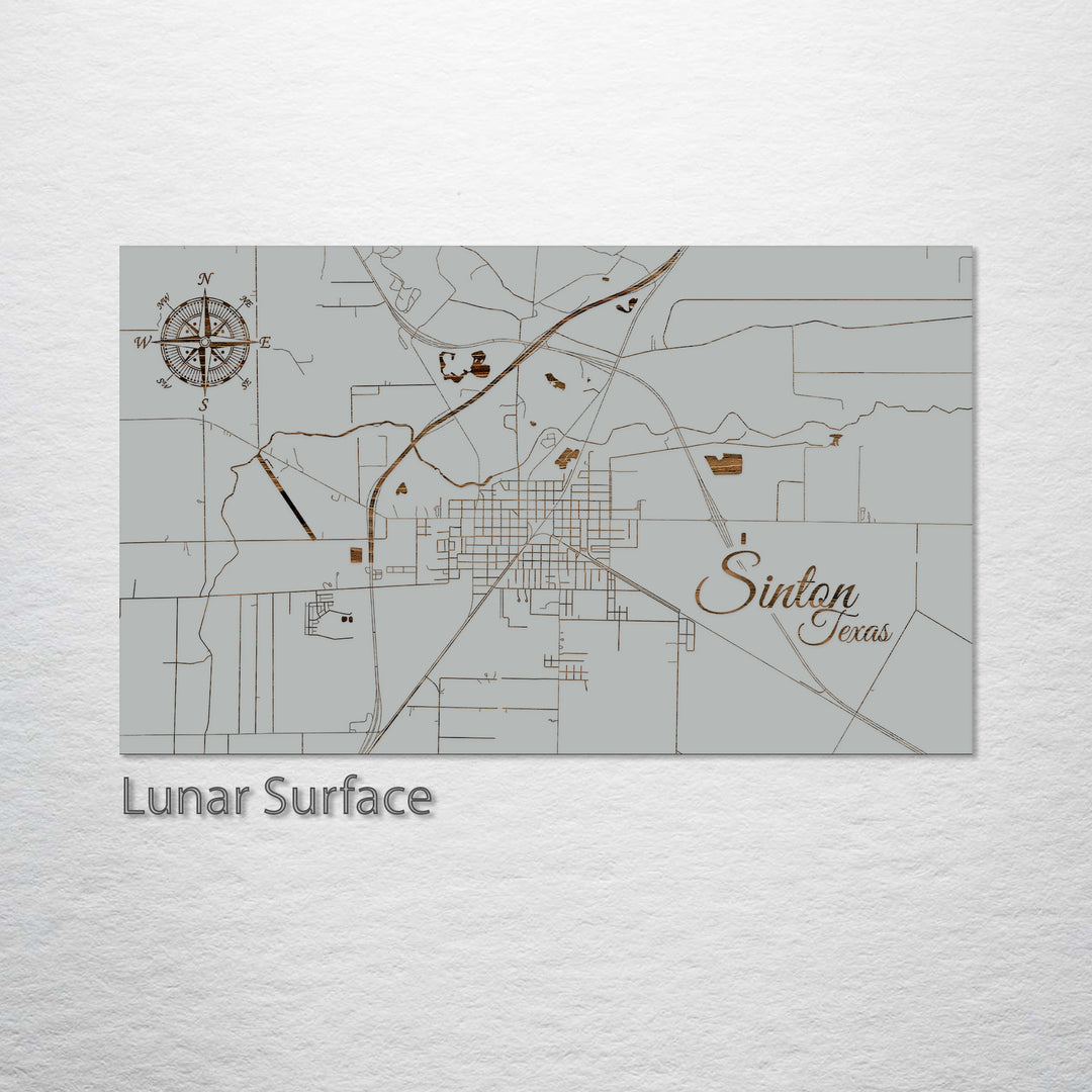 Sinton, Texas Street Map