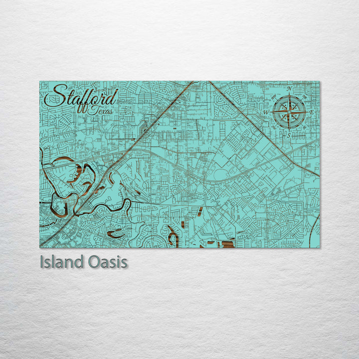 Stafford, Texas Street Map