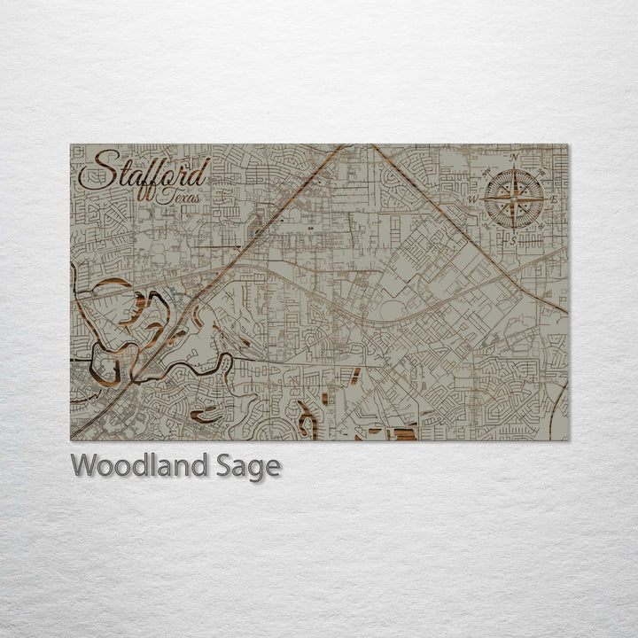 Stafford, Texas Street Map