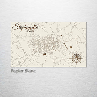 Stephenville, Texas Street Map