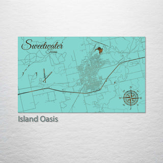 Sweetwater, Texas Street Map