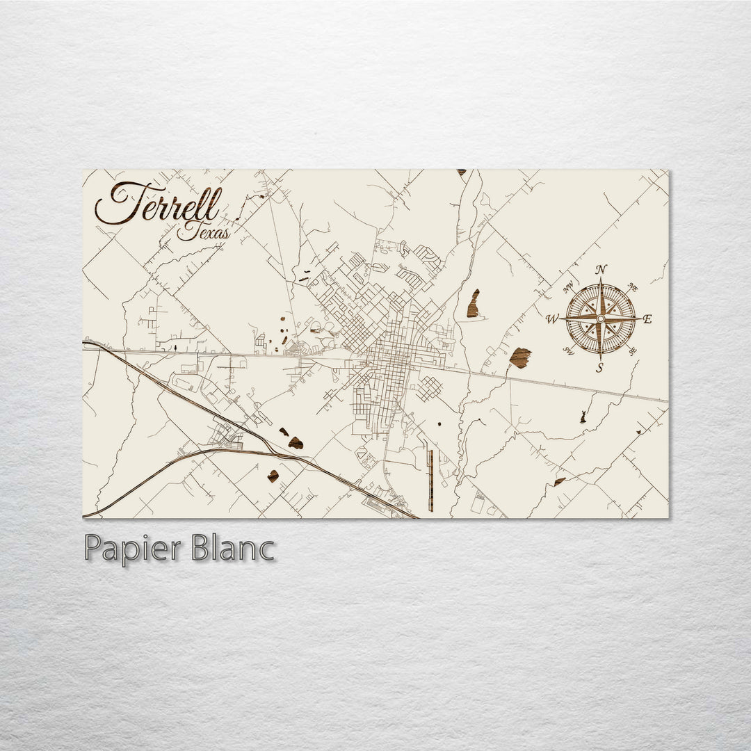 Terrell, Texas Street Map