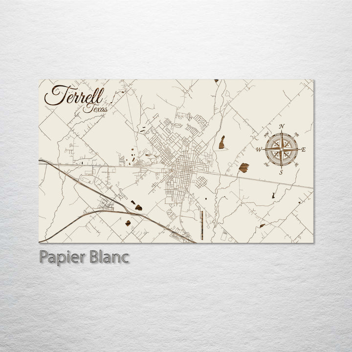 Terrell, Texas Street Map