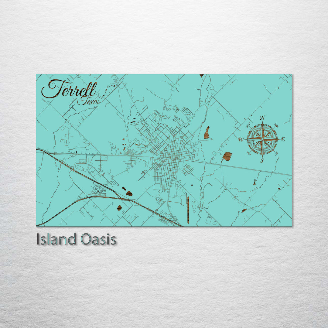 Terrell, Texas Street Map