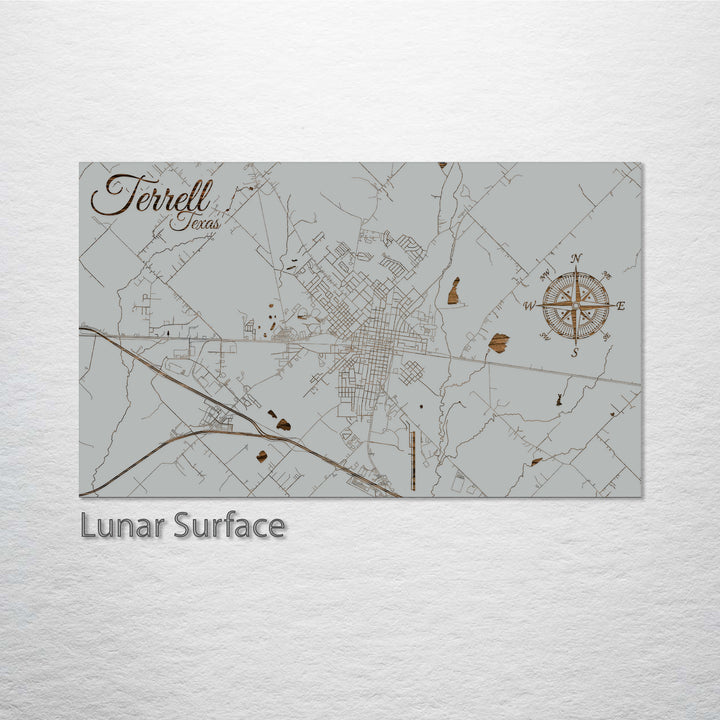 Terrell, Texas Street Map