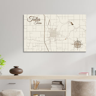 Tulia, Texas Street Map