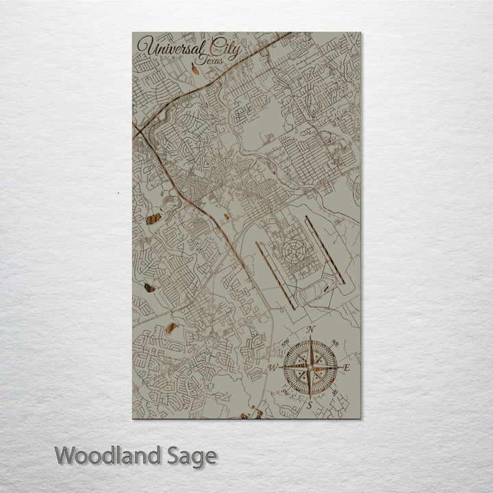 Universal City, Texas Street Map