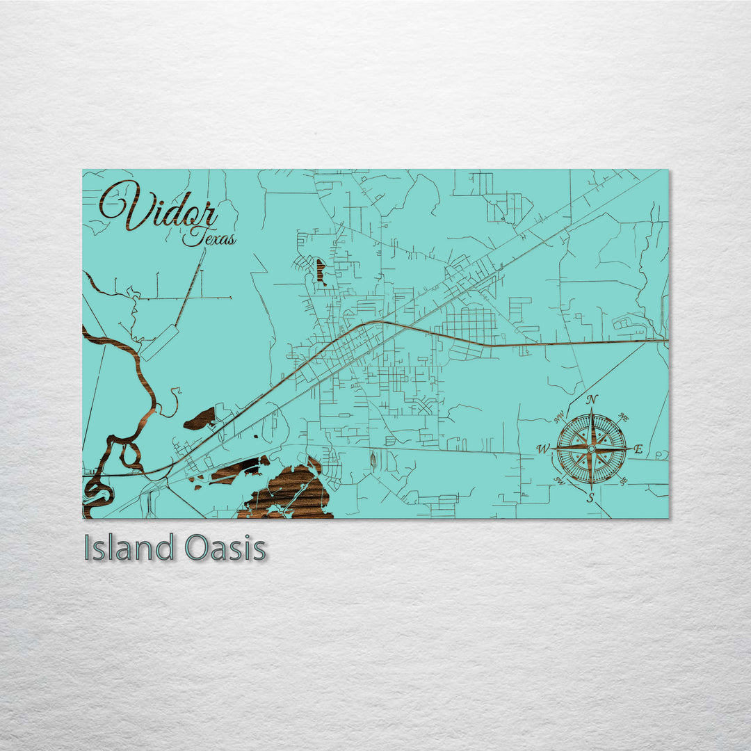 Vidor, Texas Street Map