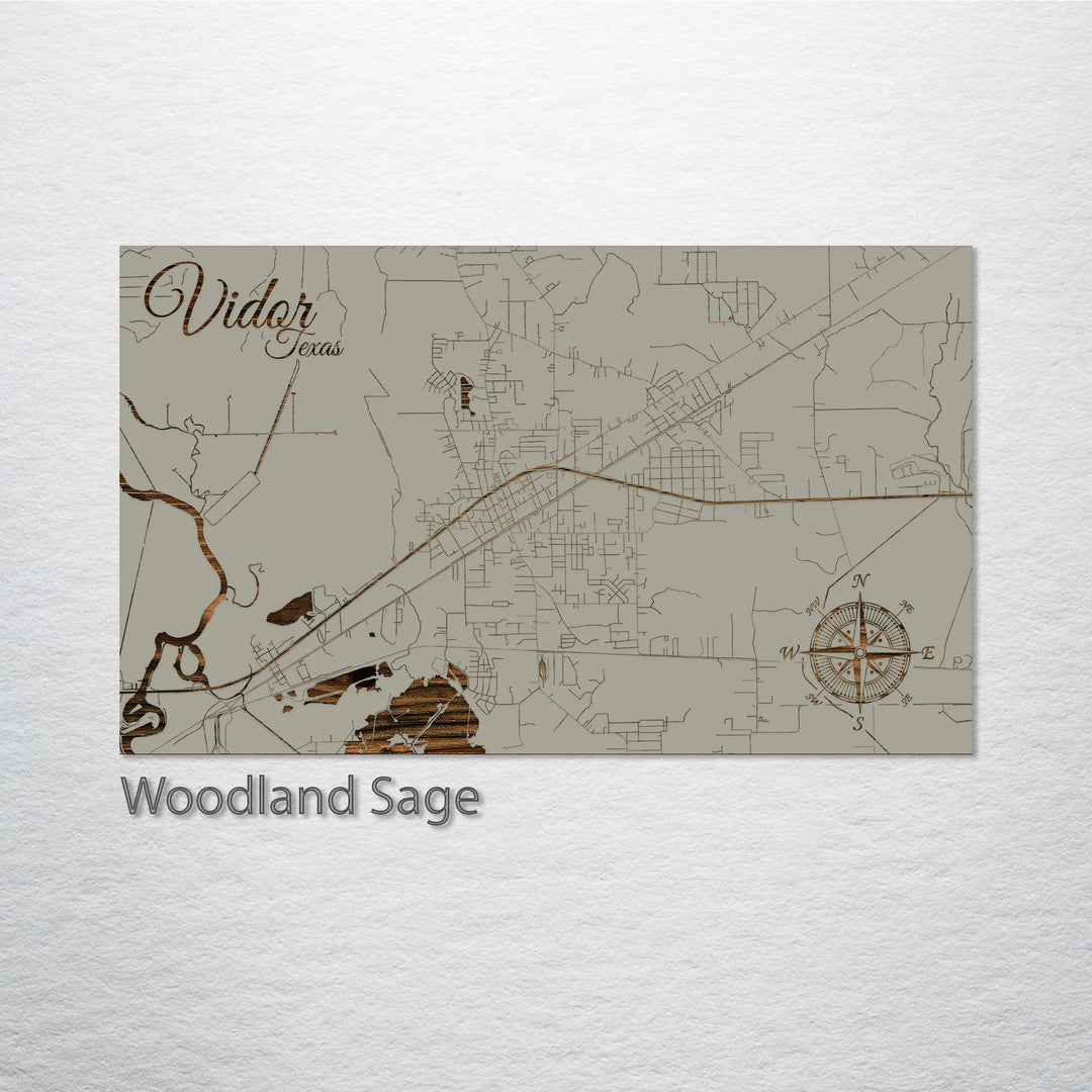 Vidor, Texas Street Map