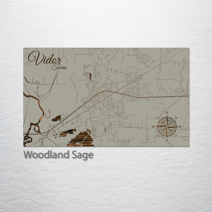 Vidor, Texas Street Map