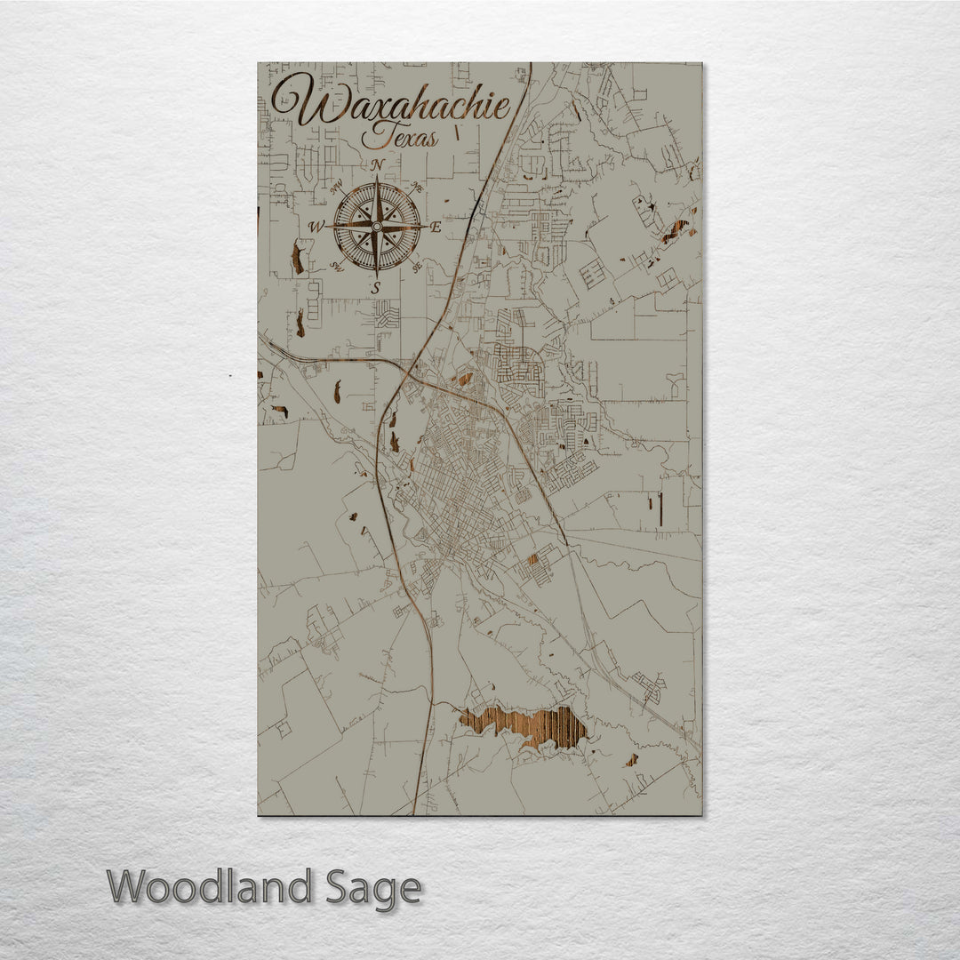 Waxahachie, Texas Street Map