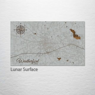 Weatherford, Texas Street Map