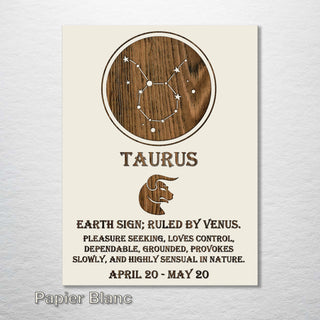 Taurus Zodiac - Fire & Pine