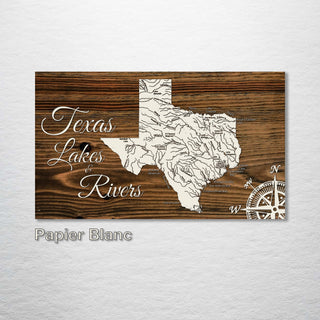 Texas Lakes & Rivers - Fire & Pine