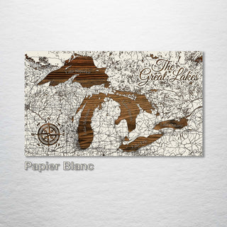 Great Lakes Street Map - Fire & Pine