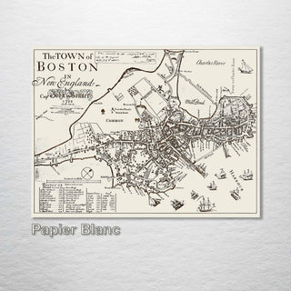 The Town of Boston in New England 1722 - Fire & Pine