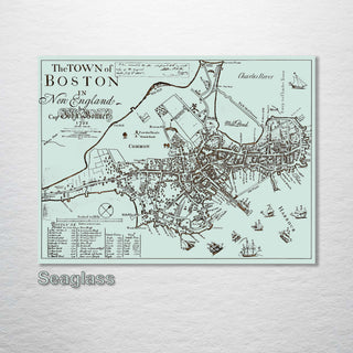 The Town of Boston in New England 1722 - Fire & Pine