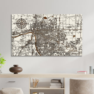 Tulsa, Oklahoma Street Map