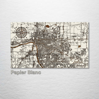 Tulsa, Oklahoma Street Map - Fire & Pine