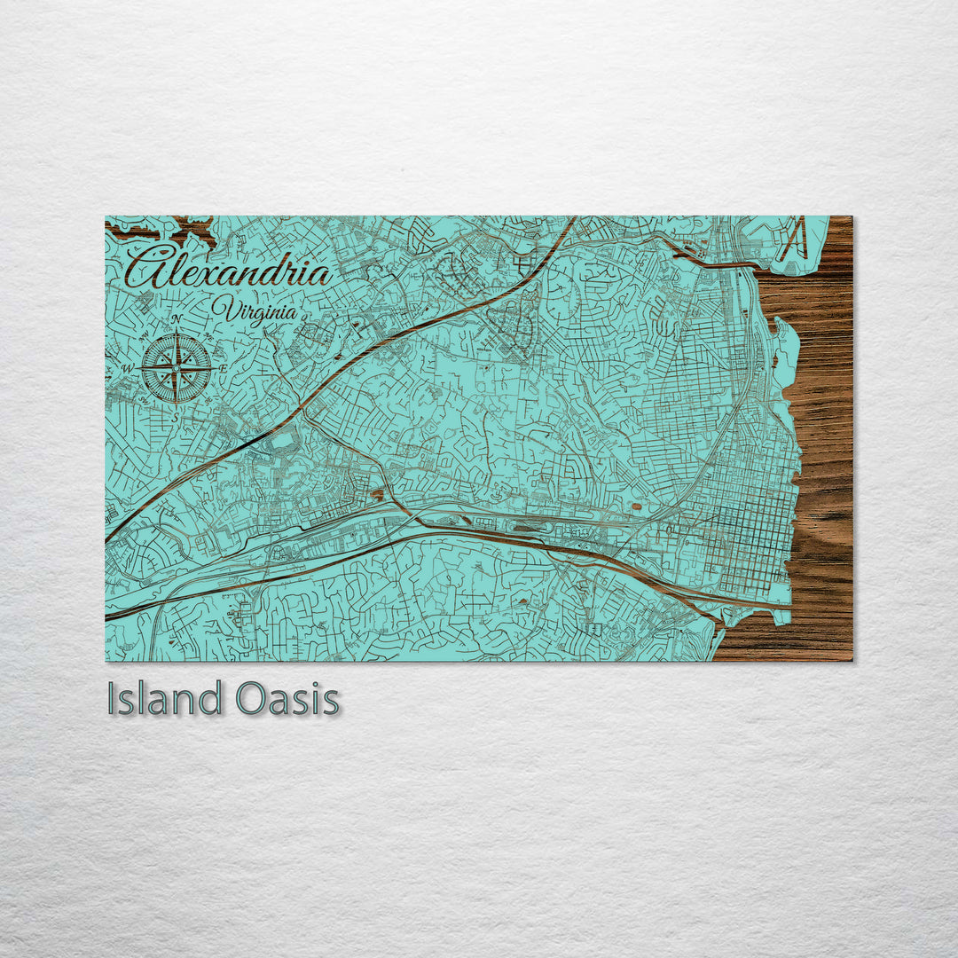 Alexandria, Virginia Street Map