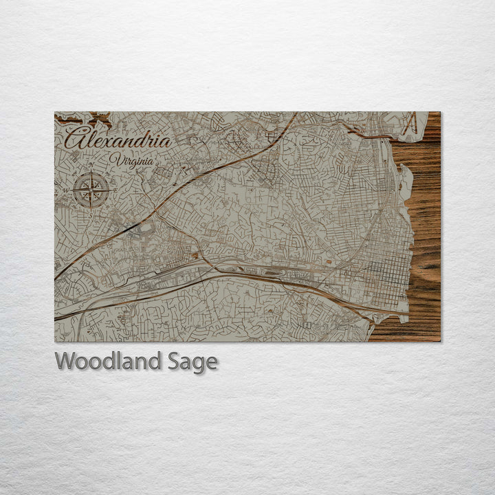 Alexandria, Virginia Street Map