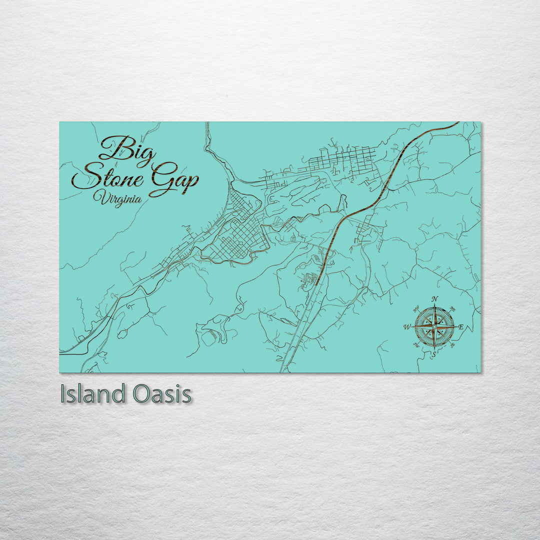 Big Stone Gap, Virginia Street Map