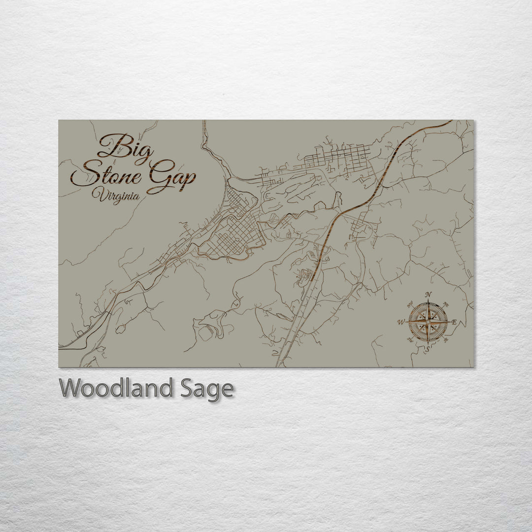 Big Stone Gap, Virginia Street Map