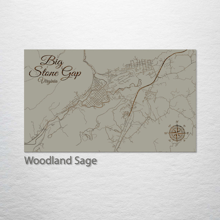 Big Stone Gap, Virginia Street Map