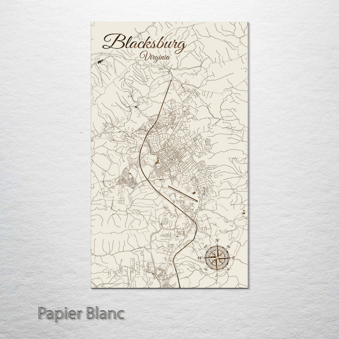 Blacksburg, Virginia Street Map