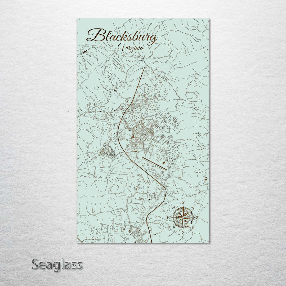 Blacksburg, Virginia Street Map