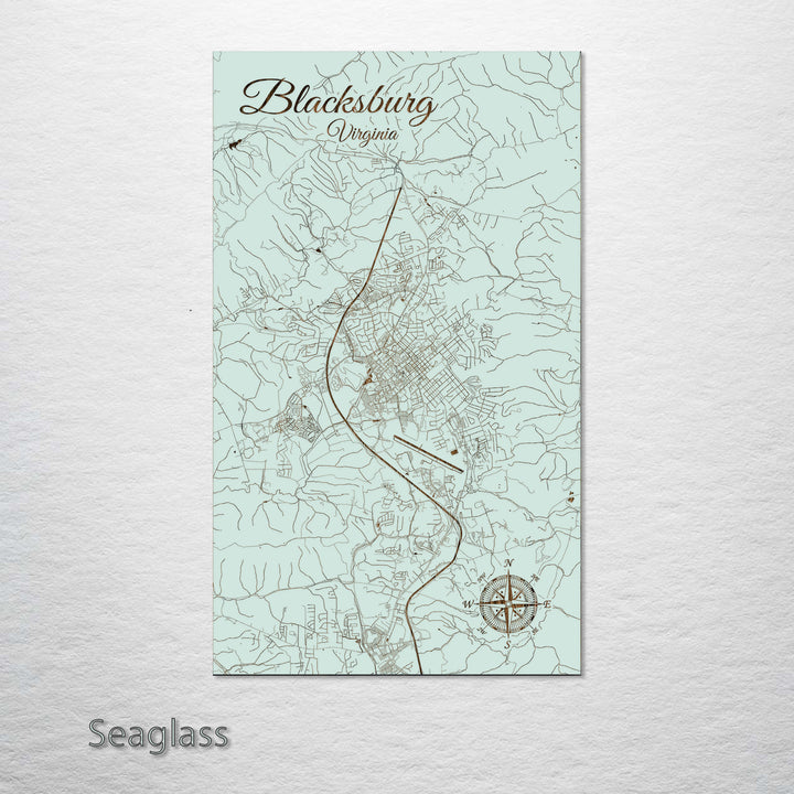 Blacksburg, Virginia Street Map