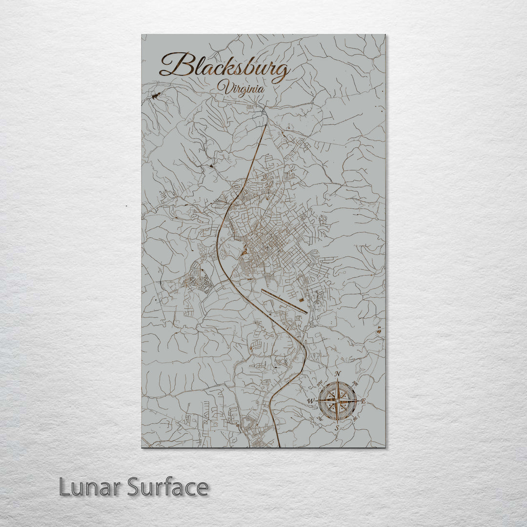 Blacksburg, Virginia Street Map