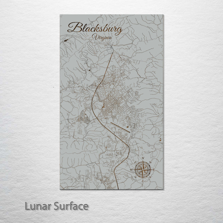 Blacksburg, Virginia Street Map