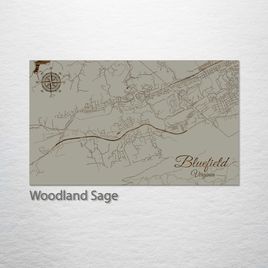 Bluefield Map Bluefield, Virginia Street Map