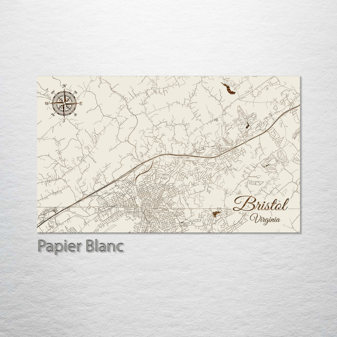 Bristol, Virginia Street Map