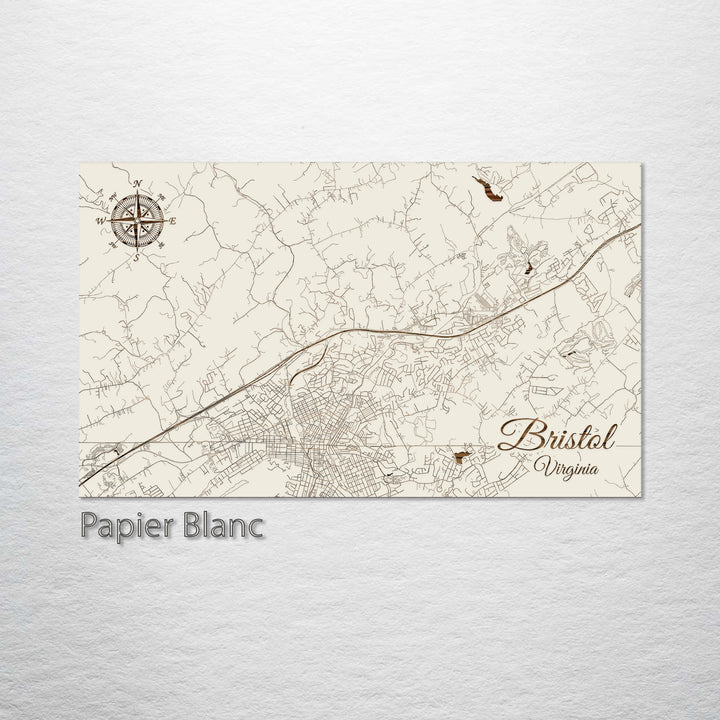 Bristol, Virginia Street Map