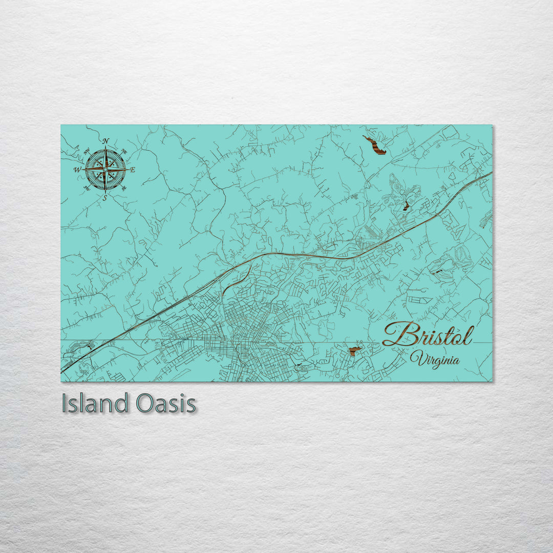 Bristol, Virginia Street Map