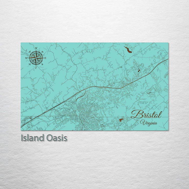 Bristol, Virginia Street Map