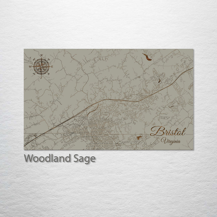 Bristol, Virginia Street Map