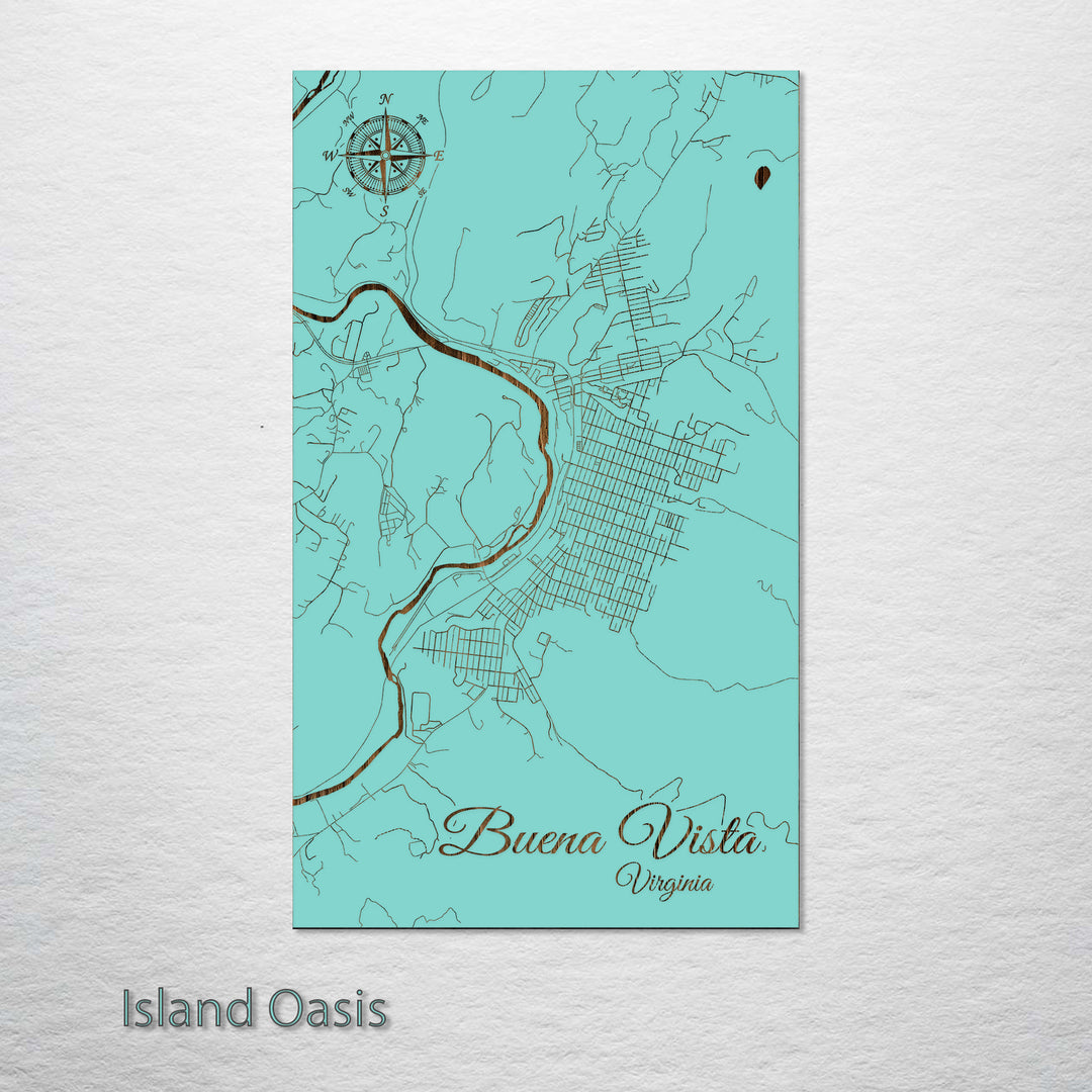 Buena Vista, Virginia Street Map