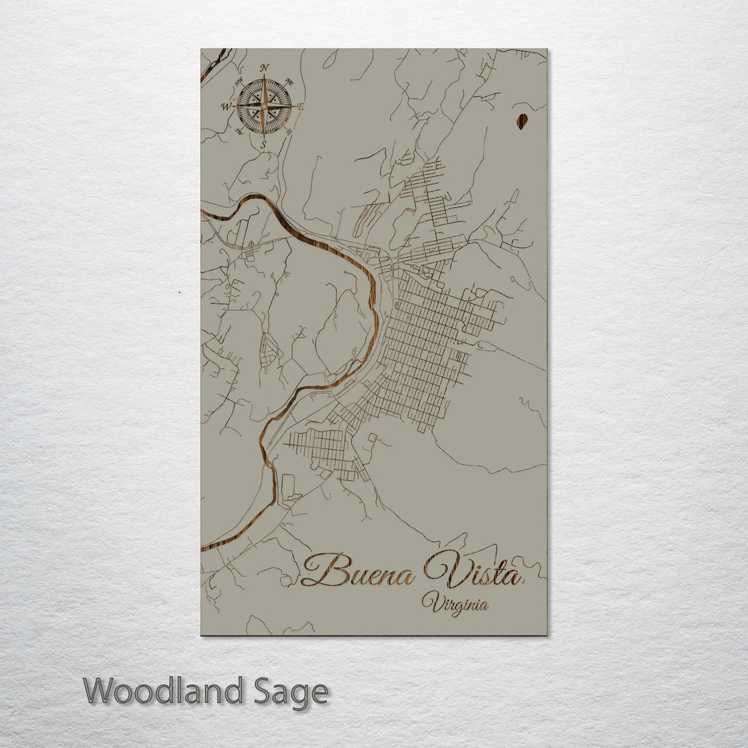 Buena Vista, Virginia Street Map