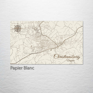 Christiansburg, Virginia Street Map