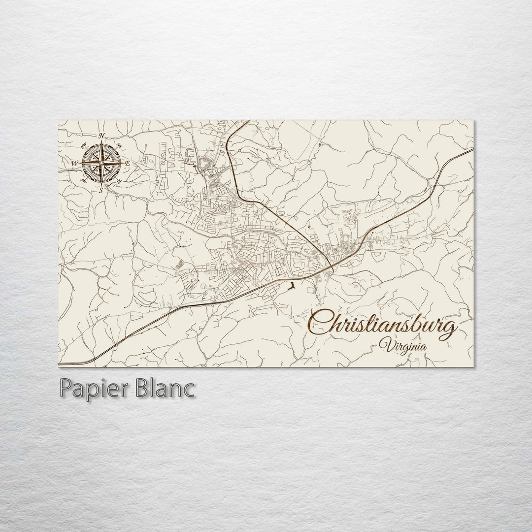 Christiansburg, Virginia Street Map
