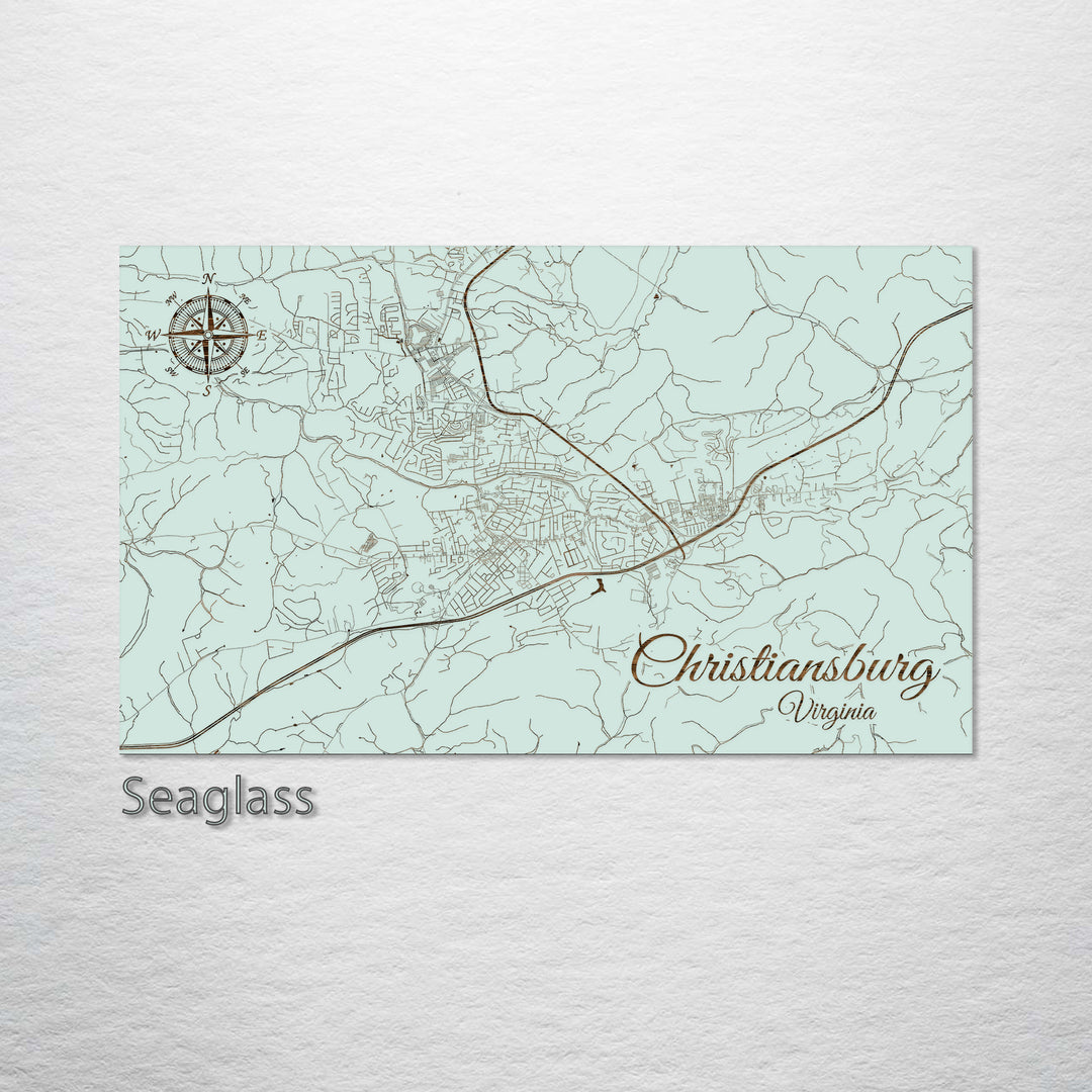 Christiansburg, Virginia Street Map